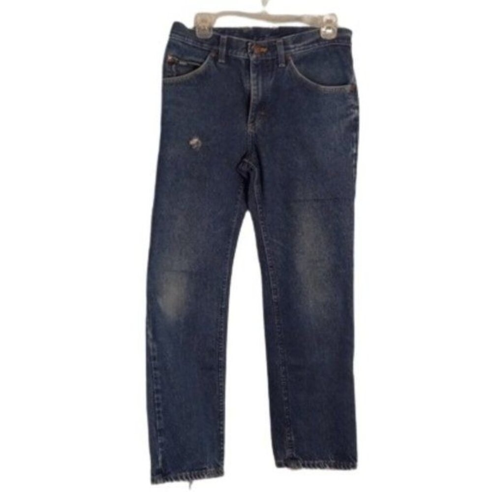 Lee Size 32X30 Jeans Mens Vintage 1990s Denim Blue Cotton USA Distressed